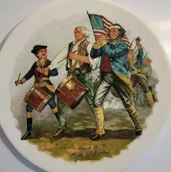 USA THE SPIRIT OF '76 A.M. WILLARD MULTICOLOR PLATE DECORATION ONLY - Picture 1 of 4
